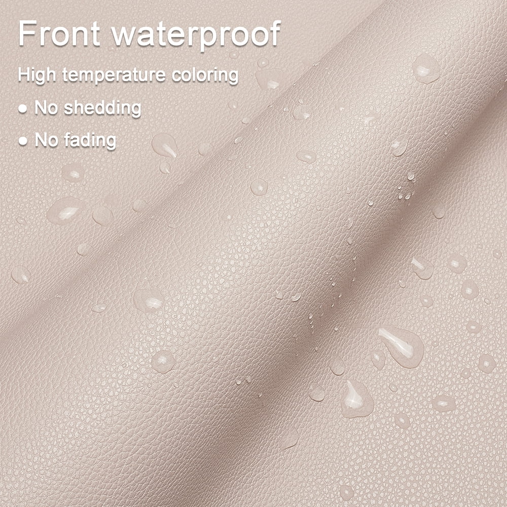 Imitation Leather Fabric for Garment Accessories Gray 135x30x0.12cm