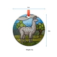 thumbnail image 5 of Ornament Llama Animal Suncatcher Alpaca Light Catcher Window Hangings Decoration House Gift For Mom Mother's Day Camel Ornament, 2025, Holiday 2025, Holiday Decoration, Seasonal, 5 of 5