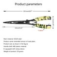 thumbnail image 3 of ZPAQI SS420 Steel Fish Grip Lip Clamps Grabber Fish Controllers Fishing Plier Tools, 3 of 11