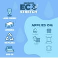 thumbnail image 7 of Siser EasyWeed EcoStretch Heat Transfer Vinyl, 11.8" x 12" Sheet Sweet Mint - Compatible with Siser, Cricut, Silhouette and Other Professional/Craft Cutters - CPSIA Certified, 7 of 7