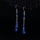 thumbnail image 3 of Sonducket Pendientes de plata 925, Clips para orejas hechos a mano, cuentas redondas étnicas, pendientes colgantes, ganchos largos, colgantes para oreja, Ropa, zapatos y accesorios Miscelánea Sonducket AP016937-01, 3 of 6