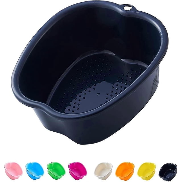 Large Plastic Basin - Spa Foot Bath Basin, Foot Care Tub for Pedicure/detox/massage for Relaxer, Lar-Good