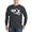 Charcoal, variant on - Alta Utah Skier Long Sleeve T Shirt - Long Sleeve Dark T-Shirt