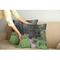 thumbnail image 2 of Ambesonne Landscape Throw Pillow Cover 2 Pack, Jungle Trekking Getaway, 18", Multicolor, 2 of 5