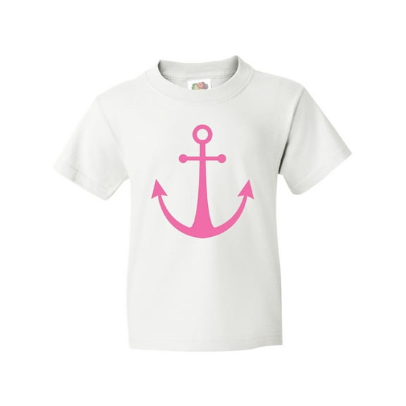 Inktastic Anchor Nautical pink Youth T-Shirt