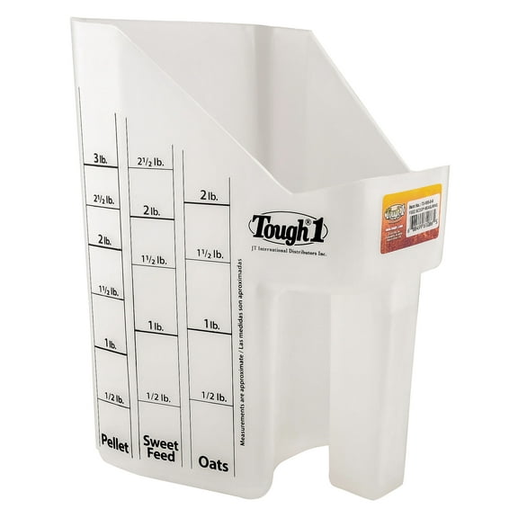 Tough 1 72-100 Feed Scoop w/Measurements