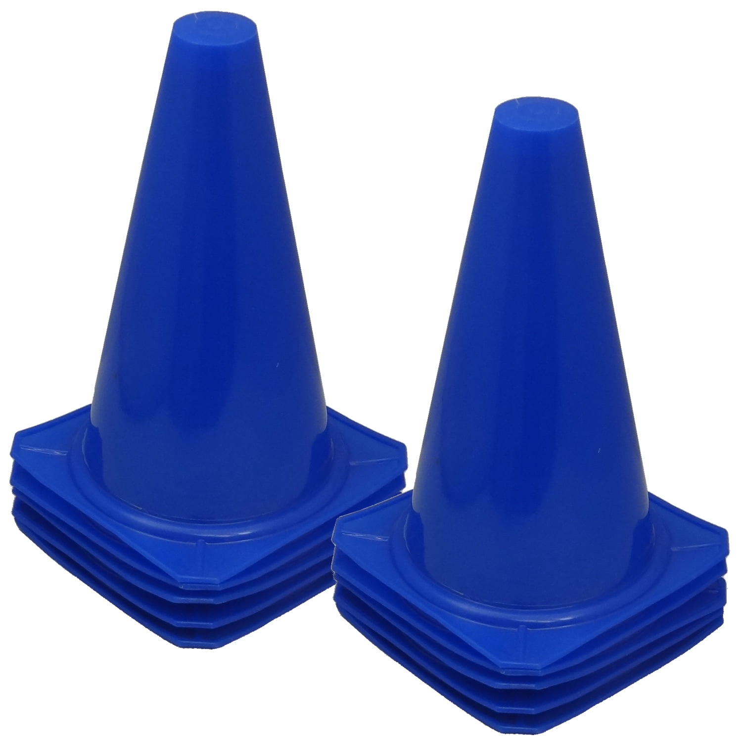 9 inch blue cones single