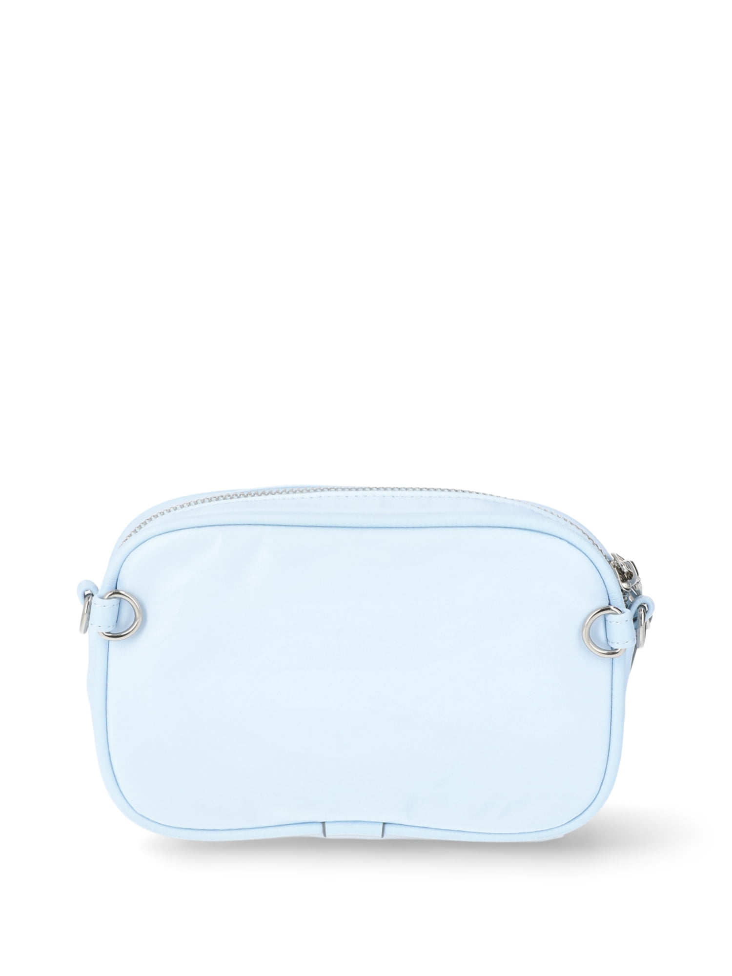 Madden NYC Women's Mini Convertible Crossbody Bag with Pouch, Pastel Blue