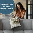 thumbnail image 6 of Americanflat 14"x14" Floral Throw Pillow with Premium Polyester - Sepia, 6 of 8
