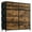 Rustic Brown, variant on GUNAITO 10 Drawer Dresser for Bedroom Chest of Drawers with Side Pocket Fabric Storage Black
