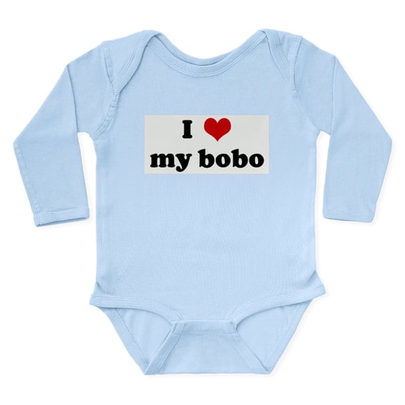CafePress - I Love My Bo Body Suit - Long Sleeve Cotton Baby Bodysuit