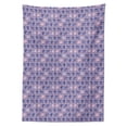 thumbnail image 2 of Paint Tablecloth, Paintbrush Blow Violet Hues Small Circular Pattern Modern and Rounded, Rectangle Satin Table Cover Accent for Dining Room and Kitchen, 60" X 84", Dark Ceil Blue Lilac, by Ambesonne, 2 of 2
