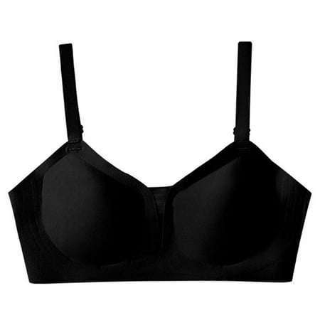 Get It Now: Comfortable Bras for Women  Sujetadores cómodos para mujer  Women s Rimless Jelly Strip Soft Support Bra Top Push-up Beautiful Back Style Underwear Comfortable Thin Style
