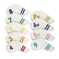 thumbnail image 2 of Cubiertas de cabeza de hierro de golf DYNWAVEMX 9PCS SET blanco, 2 of 8