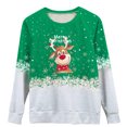 thumbnail image 5 of Mujeres moda cuello redondo Navidad manga larga Tops blusa pulóver sudadera Fridja  FKASFK1417, 5 of 5