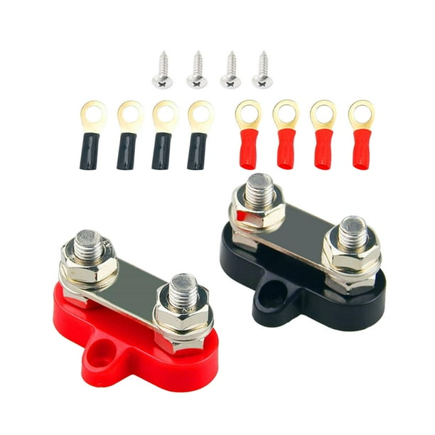 Distribution Terminal set, Dual Studs, Battery Junction Post, Ground Insulated Junction Post