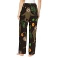 thumbnail image 3 of Fotbe Sloth Doing Yoga Women's Pajama Pants,Sleepwear Pants,Pj Bottoms Drawstring And Pockets-Small, 3 of 9