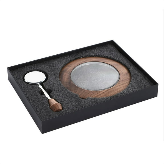 Coffee Machine Steam Lever Walnut Dose Hopper Cover Replacement for Breville 870 875 876 Espresso Makers Stainless Steel Silver Brown