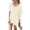Beige, variant on Women's Bathing Suit Cover Up Chiffon Tassel Cover Ups Beach Bikini Swimwear Swimsuit Dress Coverups Plus Size Black