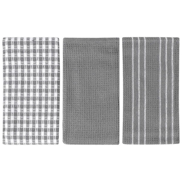 Classic Kitchen Towels, 100% Natural Cotton, The Best Tea Towels, Dish Cloth, Absorbent and Lint-Fre