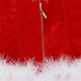 thumbnail image 4 of Grebrafan Corset de Noël Rehausseur Bretelles Bustier Rouge TG, 4 of 5