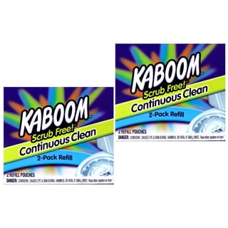 Kaboom 35113 Scrub Free! Continuous Clean Refillable Toilet