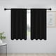 thumbnail image 1 of Cortinas Easy-Going Blackout con aislamiento térmico de 86 x 114 cm, color negro, 1 of 7