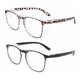 thumbnail image 2 of Alsenor Gafas de seguridad Gafas antivaho Gafas protectoras Bloqueo de luz azul Gafas de protección UV antipolvo para hombres y mujeres (paquete de 2 (nuevo leopardo+negro)), 2 of 6
