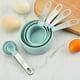 thumbnail image 5 of Tazas Medidoras Y 4 Uds. Cucharas Medidoras Café Azúcar Scoop Pastel Hornear Harina Tazas Medidoras Cucharas Utensilios De Cocina Para Hornear 4 Uds. Inevent HA044611-03, 5 of 6
