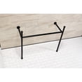 thumbnail image 4 of Fauceture VPB39170 Stainless Steel Console Wall Mount Sink Legs, Matte Black, 4 of 5