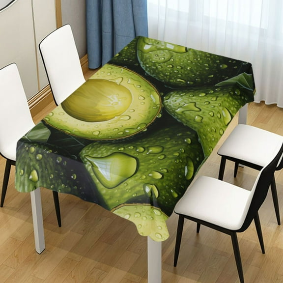 Ryvnso Avocado Fruit Rectangle Table Cloth Tablecover Dinning Tablecloth 54"x72"