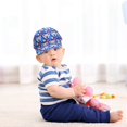 thumbnail image 3 of Yunliwuli Toddler Baseball Caps Summer Sun Protection Trucker Hats Outdoor Cartoon Print Hats for Girls Boys, 3 of 4