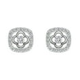 thumbnail image 3 of 0.65 CT TW G VS Diamond Stud Earrings Cushion Shape 18K White Gold, 3 of 4