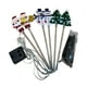 thumbnail image 2 of 6 luces solares navideñas para camino, para jardín, exteriores, alimentadas por energía solar Estilo A, 2 of 9