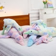 thumbnail image 2 of Easter Soft Colorful Goose Plush Hugging Pillow, Cozy Stuffed Animal Cushion for Sleeping and Sofa Decor, Mothers Day Gifts Fluffy Plush Toy for Home Living Room and Holiday Gifting, 63in, Purple, 2 of 4