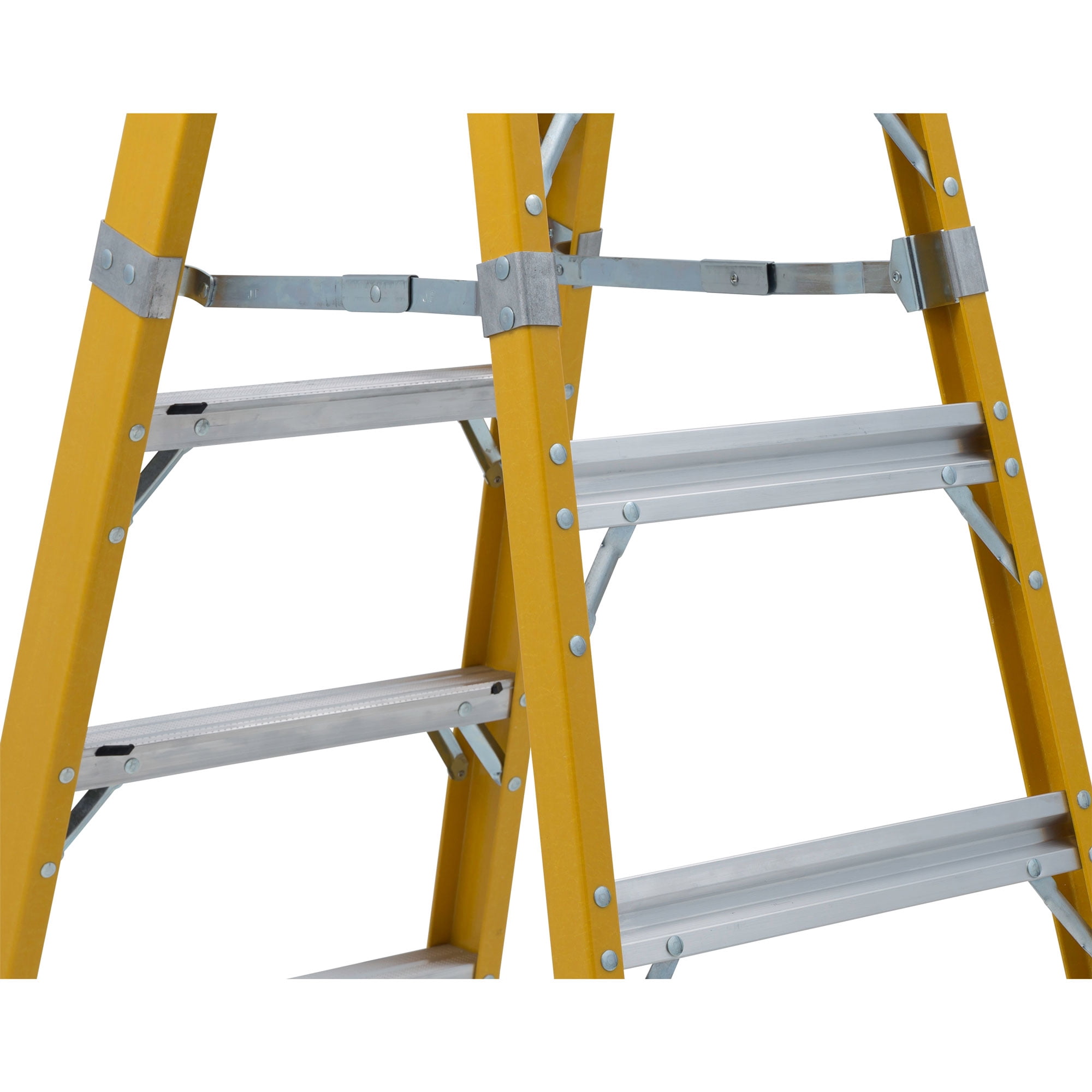 DeWalt 6-Foot Fiberglass Step Ladder, 500-Pound Load Capacity, Type IAA, DXL3810-06