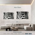 thumbnail image 4 of Elephant Stock Zebra Eye Wall Art - Horizontal Multi Panel Canvas - Living Room Wall Decor - Animal Multi Panel - Black And White Decor - 74" x 48", 4 of 8