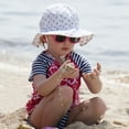 thumbnail image 2 of Jan & Jul Baby Sun-Hat Newborn with Chin-Strap, Safety Break-away Clip (S: 0-6 months, Anchor), 2 of 5