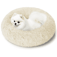 thumbnail image 1 of CshidWorld Cama Calmante de 20 Pulgadas para Perros Pequeños, Cama Redonda Suave y Acogedora Anti-ansiedad, Cama Esponjosa Lavable para Perros y Gatos Pequeños y Medianos, 1 of 9