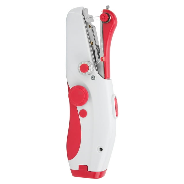 Hand Sewing Machine, Handheld Sewing Machine Portable Small Home Electric Double Needle DIY Handheld Sewing Machine Sewing Machine For Beginners 9.6x2.8in For Fabrics Clothes
