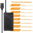 thumbnail image 2 of AstroAI AC to DC Converter, 15A/180W/8.25FT/110V to 12V Converter, Car Cigarette Lighter Socket AC/DC Power Supply Adapter Transformer for Inflator, Car Refrigerator, and Other Car Devices, 2 of 6