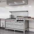 thumbnail image 4 of Pemberly Row 60" 6 Burner Natural Gas Range with 24" Griddle & Broiler, 4 of 6