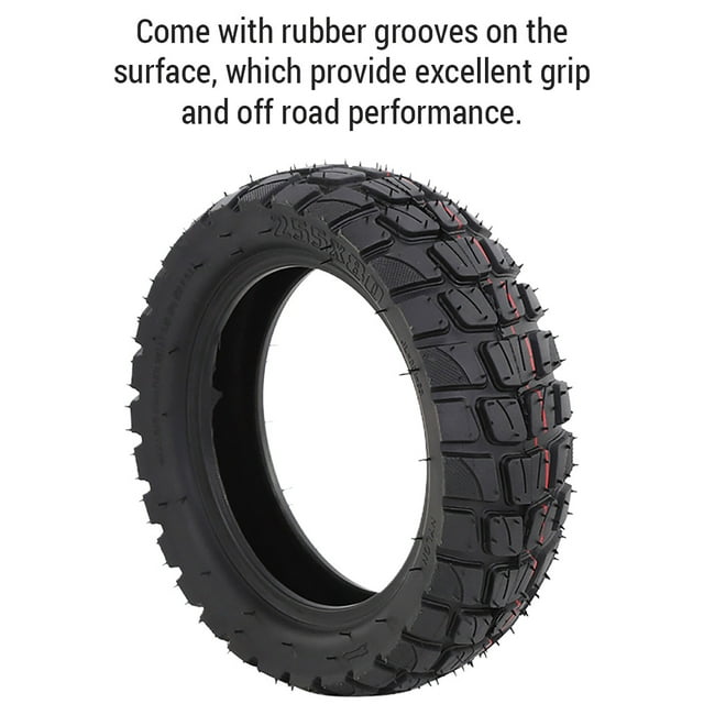 For 255x80 10 Inch Rubber Off-road Inner Tube Off-road Compatible for Kugoo M4 Electric Scooter