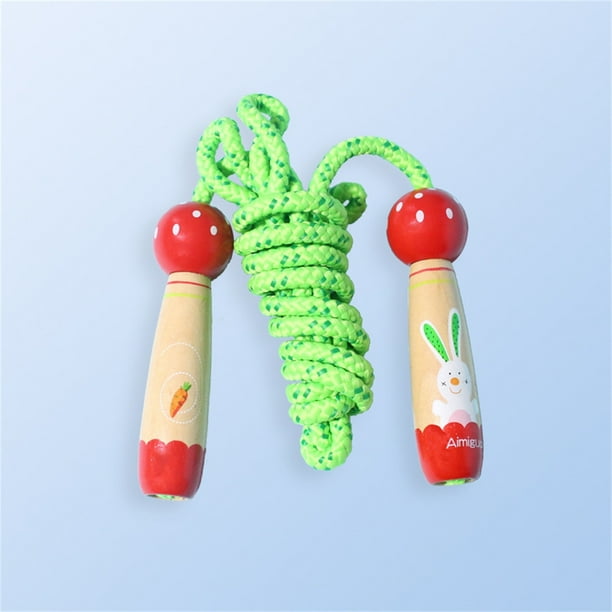 Kids Adjustable Kid Jump Ropes For Girls Boys For Kids With Wooden