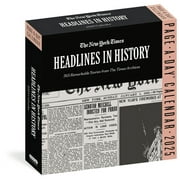 Workman Publishing, New York Times Headlines in History 2025 Desk Calendar