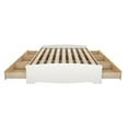 thumbnail image 5 of Prepac Mate's Wooden Queen Platform Bed with 6 Drawers, 81.5" x 63" x 18.75", White, 5 of 8