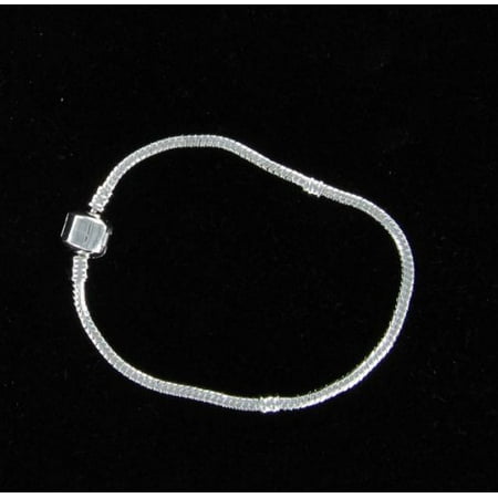 Silver Tone Chain Bead (European Italian 16