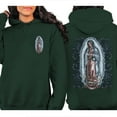 thumbnail image 4 of Unisex Catholic Hoodie, Virgen Maria de Guadalupe Graphic Hoodie with Religious Art Print, Faith-Inspired Cotton Hooded Sweatshirt, Sizes S–5XL, 4 of 7