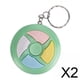 thumbnail image 1 of 2xMemory Game Machine Training Toy Llavero Puzzle Juego Colgante Para Niños Niñas Verde, 1 of 9