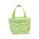 thumbnail image 4 of Bolso de mano para mujer, bolso de compras de gran capacidad, bolso decorativo con flores, bolso acolchado Verde Yuyangstore Monedero de hombro para mujer, 4 of 8